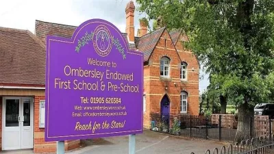 Ombersley Endowed First School building in Ombersley