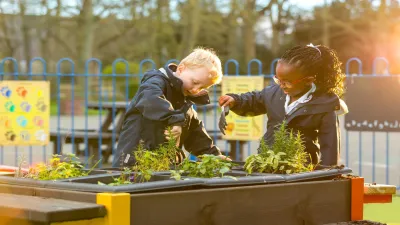 Laxton Junior School building in 