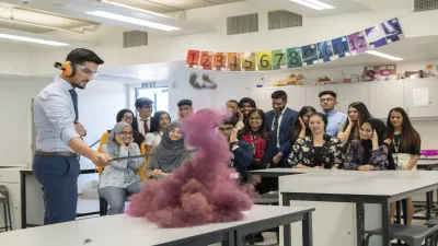 Ark Isaac Newton Academy building in Ilford