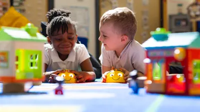 Benedict Academy building in Mitcham